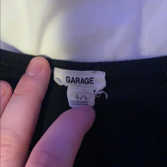 Cross body crop long sleeve top - Picture 2 of 3